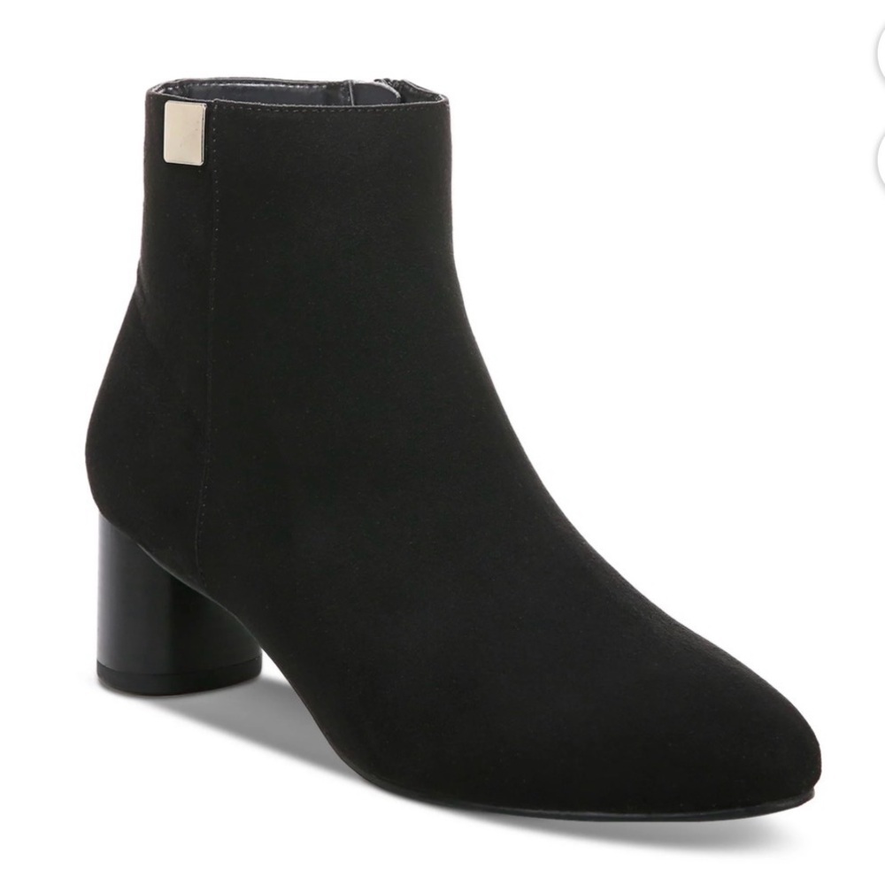 🚨ALFANI Women’s Black Confort Round Toe Block Ankle Boots| Sz. 8.5 NIB